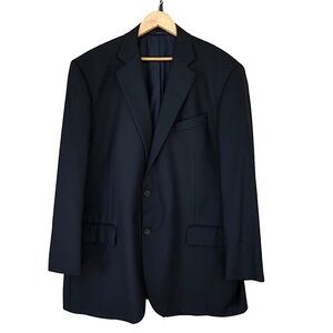 Brook Brothers I8I8 Madison USA Made Wool  Blue Suit Blazer‎ Jacket 45R/40W